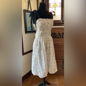 Brock Collection x H&M White Floral Dress